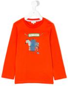 Paul Smith Junior - Zebra Print Top - Kids - Cotton - 2 Yrs, Yellow/orange