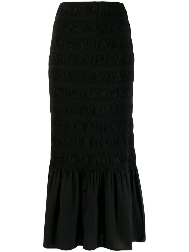 Toteme Ardenza Flared Hem Skirt - Black