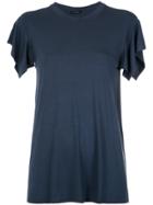 Tufi Duek Asymmetric Sleeves T-shirt - Blue