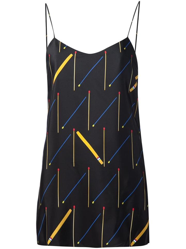 Victoria Beckham V-neck 'cami' Blouse, Women's, Size: 8, Black, Polyester