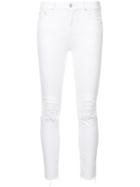 Mother Skinny Fit Jeans - White