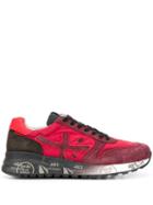 White Premiata Mick Low-top Sneakers - Red