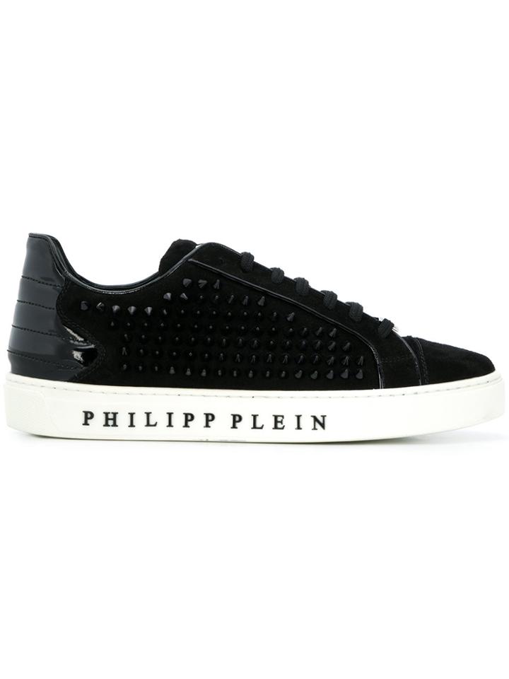Philipp Plein Studded Low-top Sneakers - Black