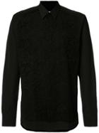 Givenchy Long-sleeved Shirt, Men's, Size: 42, Black, Cotton/viscose/polyamide