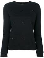 Valentino - Rockstud Sweatshirt - Women - Cotton/polyamide - M, Black, Cotton/polyamide