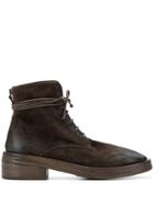 Marsèll Distressed Style Lace-up Boots - Brown