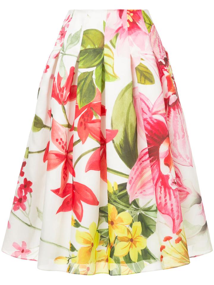 Bambah Lotus Midi Skirt - White