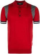 Dsquared2 Contrast Panel Polo Shirt