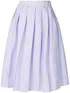 Michael Michael Kors High Waisted Pleated Skirt - Pink & Purple