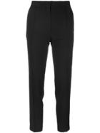 Forme D'expression Curved Leg Cropped Trousers - Brown