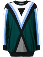 No Ka' Oi Geometric Sports Sweatshirt - Green