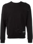 Les (art)ists Destroyed Sweatshirt, Men's, Size: Medium, Black, Cotton