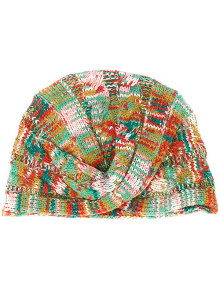 Missoni Cable-knit Beanie - Green