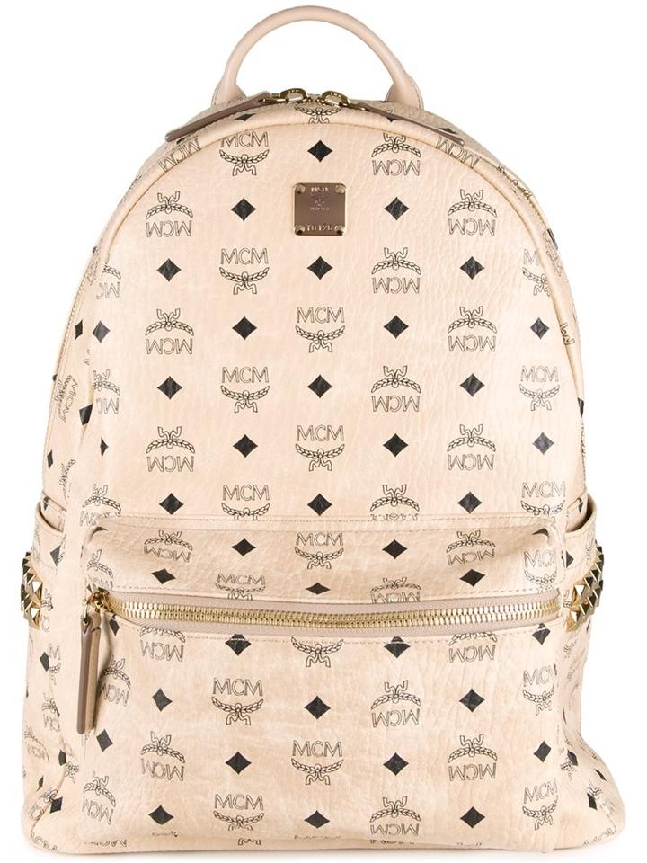 Mcm Studded Large Backpack