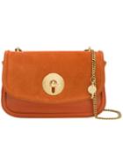 'lois' Shoulder Bag - Women - Calf Leather - One Size, Yellow/orange, Calf Leather, See By Chloé