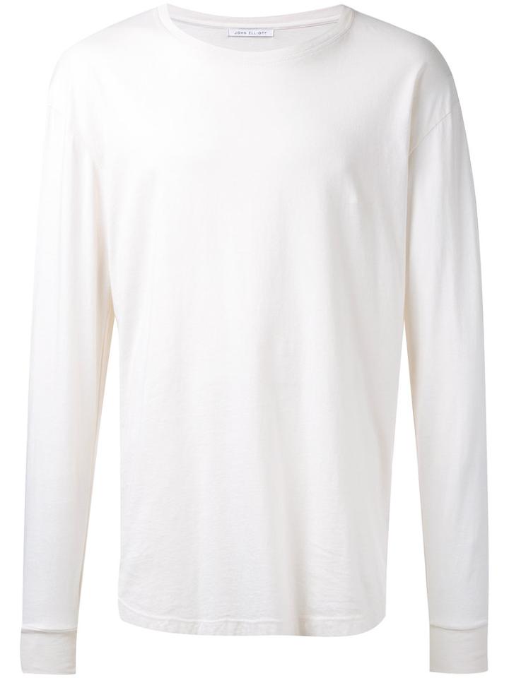 John Elliott Longsleeved Top, Men's, Size: Large, Nude/neutrals, Cotton