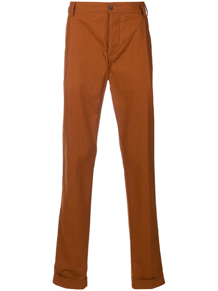 Doppiaa Classic Chinos - Brown