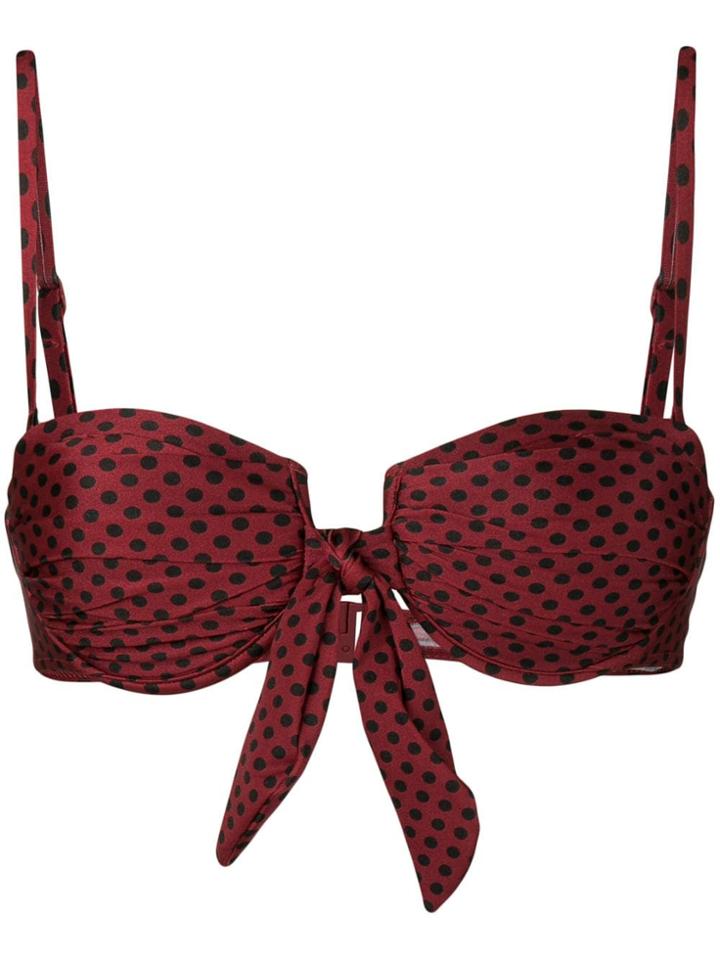 Zimmermann Juno Tie Bra - Red