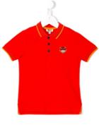 Kenzo Kids Tiger Patch Polo Shirt, Boy's, Size: 10 Yrs, Yellow/orange