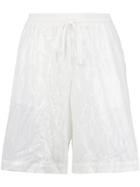 P.a.r.o.s.h. Drawstring Fitted Shorts - White