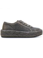 Marco De Vincenzo Padded Lace-up Sneakers - Metallic