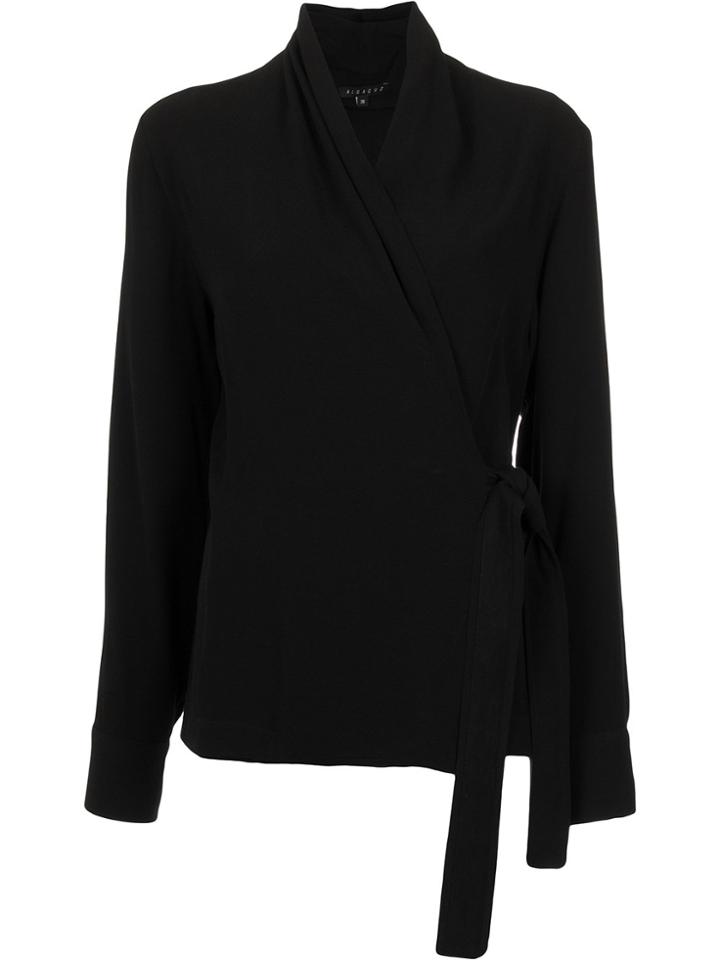 Alcaçuz Cantiga Drawstring Blouse - Black