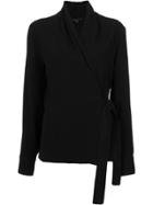 Alcaçuz Cantiga Drawstring Blouse - Black