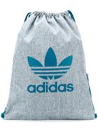 Adidas Logo Drawstring Backpack - Blue