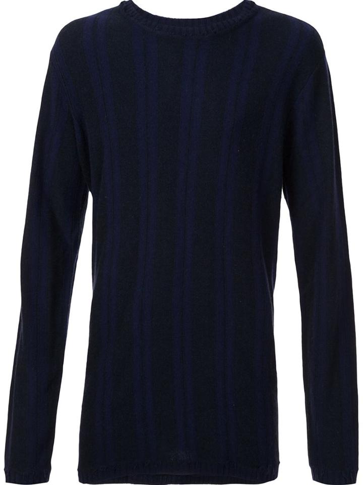 Ziggy Chen Classic Jumper, Men's, Size: 52, Blue, Cashmere