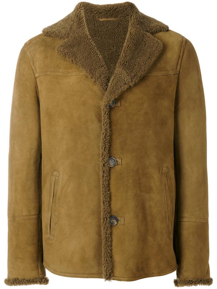 Desa Collection Sheep Skin Jacket - Brown