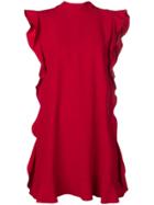 Red Valentino Ruffled Dress
