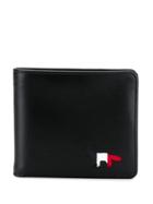 Maison Kitsuné Logo Print Wallet - Black