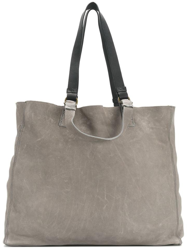 Officine Creative Classic Shoulder Tote Bag - Grey