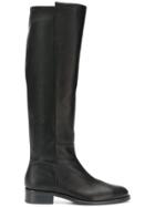 Stuart Weitzman Knee Length Flat Boots - Black