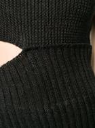 Ann Demeulemeester Asymmetric Knitted Top - Black