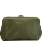A.f.vandevorst 161a1071 Make Up Bag, Green, Calf Leather