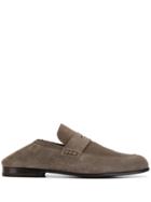 Harrys Of London Foldover Back Loafers - Grey