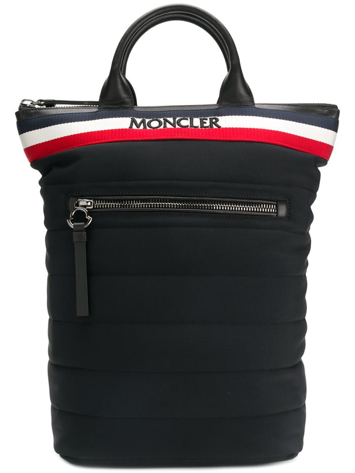 Moncler Logo Padded Backpack - Blue