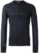 John Varvatos Long Sleeve Henley T-shirt