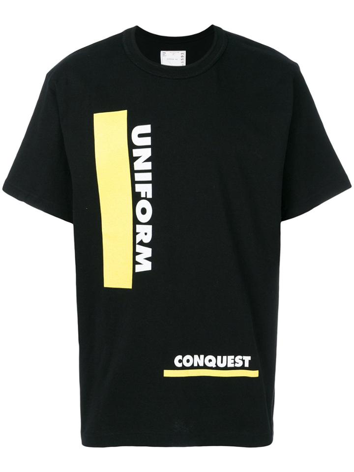 Sacai Luck Printed T-shirt - Black