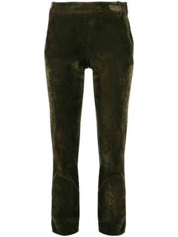 Kiltie Tapered Trousers - Green