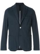 Harris Wharf London Raw-edge Trim Blazer - Blue