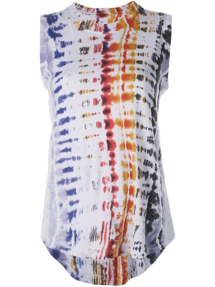 Raquel Allegra Tie-dye Tank Top - Blue
