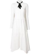 Dorothee Schumacher High Tie Neck Mini Dress - White