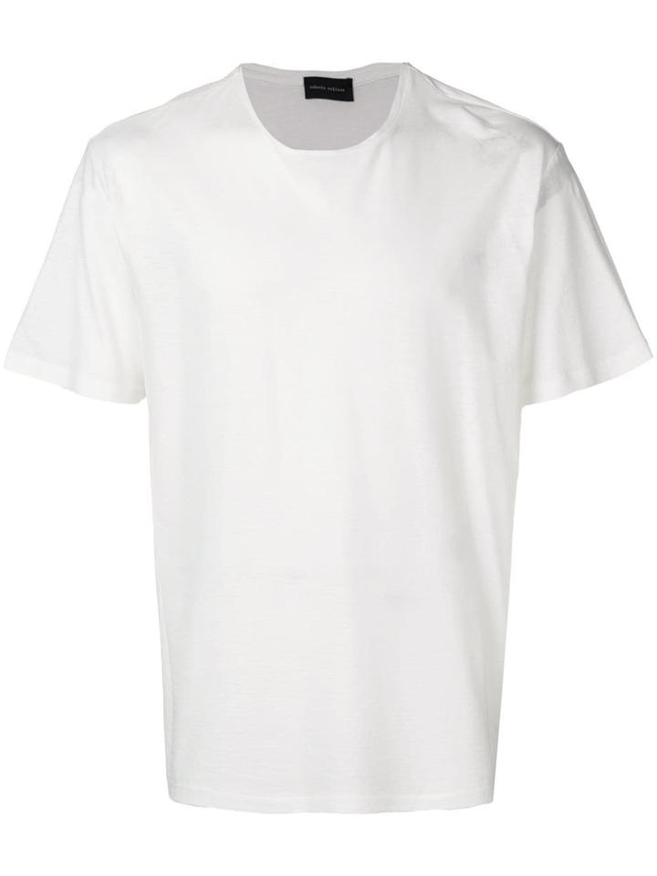 Roberto Collina Casual Crewneck T-shirt - White