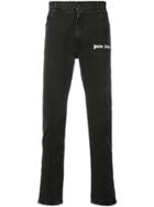 Palm Angels Denim Track Pants - Black