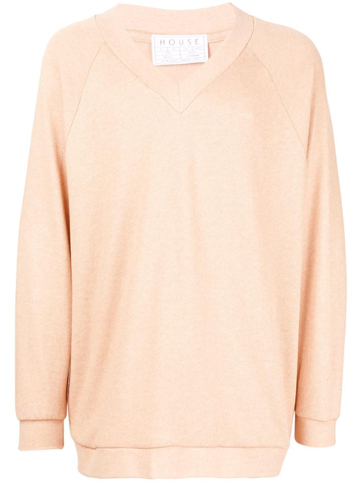 House Of The Very Islands V-neck Sweatshirt - Nude & Neutrals