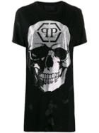 Philipp Plein Destroyed Skull T-shirt - Black