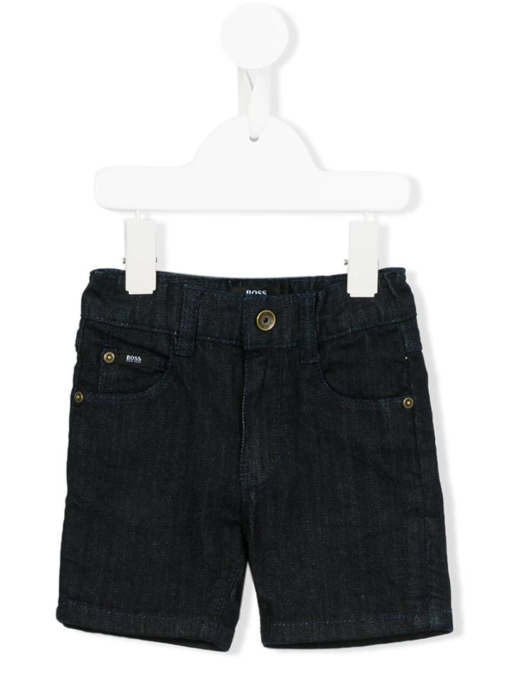 Boss Kids - Classic Denim Shorts - Kids - Cotton/spandex/elastane - 18 Mth, Toddler Boy's, Blue