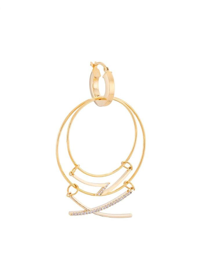 Mounser Mobile Hanging Hoop Earring - Gold